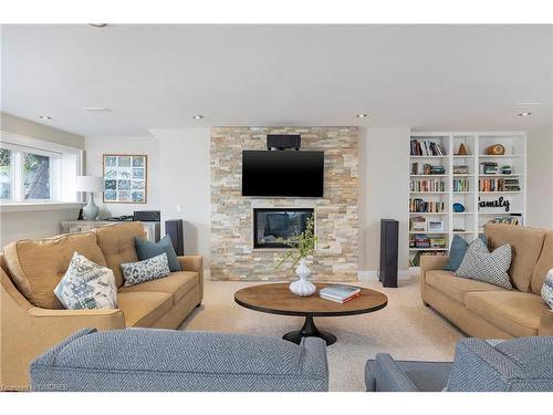10 Timber Lane, Oakville, ON - Indoor Photo Showing Living Room With Fireplace