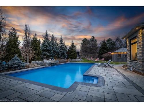 11055 Cedar Trail, Milton, ON - Outdoor With In Ground Pool
