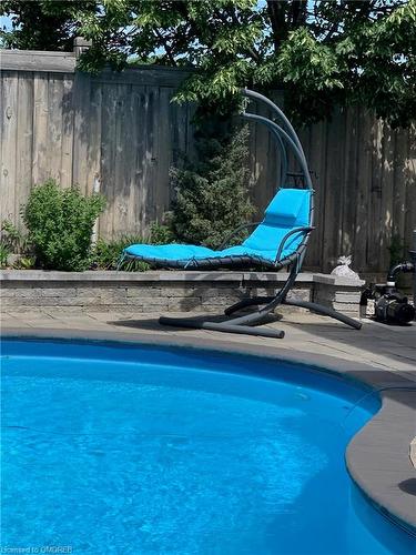 185 Holloway Terrace, Milton, ON - Outdoor With In Ground Pool