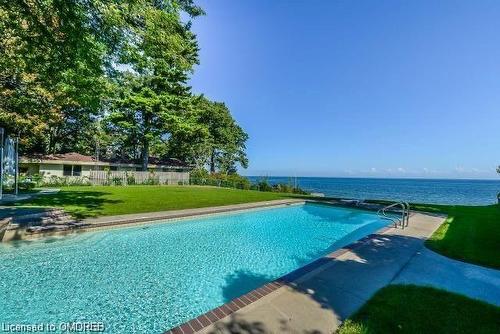 16 Ennisclare Drive W, Oakville, ON - Outdoor With Body Of Water With In Ground Pool With View