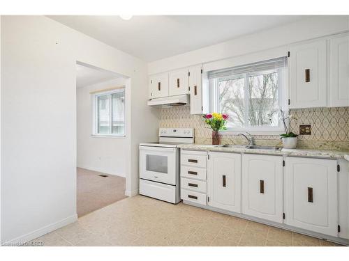 7 Capilano Drive, Hamilton, ON - Indoor Photo Showing Kitchen With Double Sink