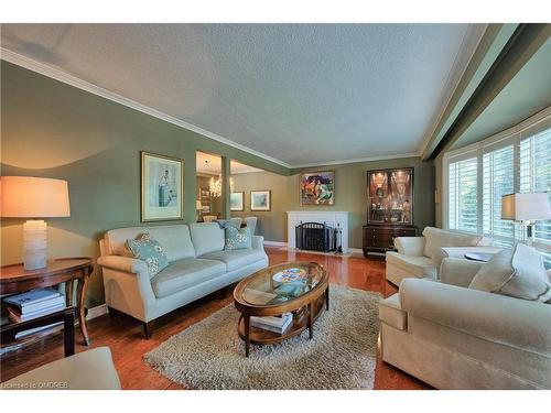 153 Wolfdale Avenue, Oakville, ON - Indoor Photo Showing Living Room With Fireplace