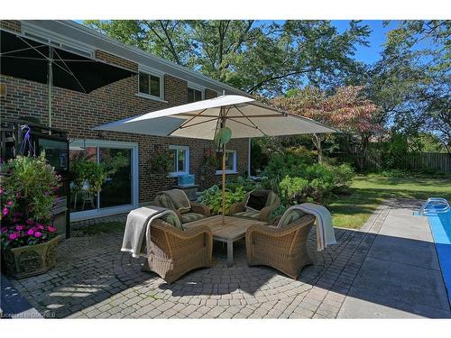 153 Wolfdale Avenue, Oakville, ON - Outdoor With In Ground Pool With Deck Patio Veranda