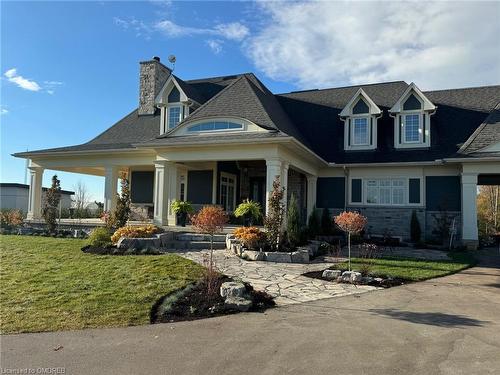 4496 Henderson Road, Milton, ON - Outdoor With Deck Patio Veranda With Facade