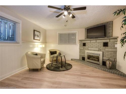 56 Grenville Avenue, Kitchener, ON - Indoor With Fireplace