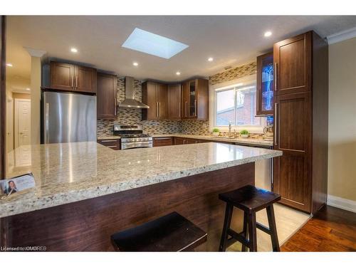 56 Grenville Avenue, Kitchener, ON - Indoor Photo Showing Kitchen With Upgraded Kitchen