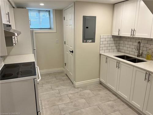 4-133 Stinson Street, Hamilton, ON - Indoor Photo Showing Kitchen With Double Sink