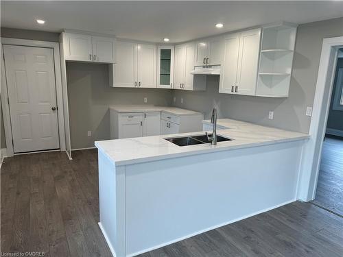 706 Highway 6, Hamilton, ON - Indoor Photo Showing Kitchen With Double Sink