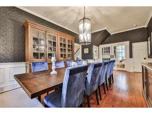 499 Carlisle Road, Campbellville, ON - Indoor Photo Showing Dining Room