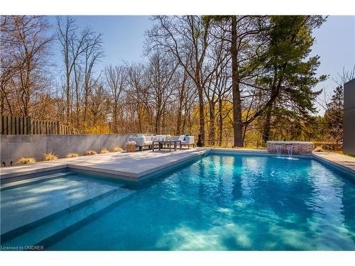 5008 Spruce Avenue, Burlington, ON - Outdoor With In Ground Pool With Backyard