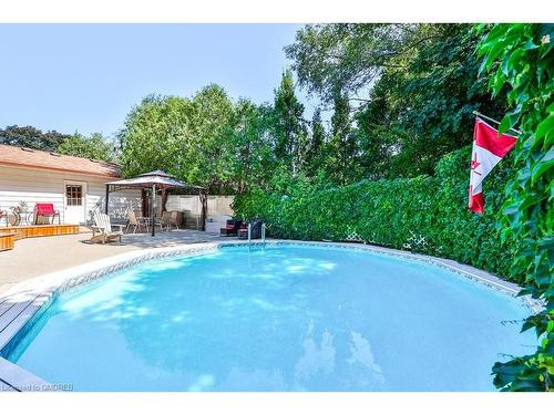 908 Partridge Drive, Burlington, ON - Outdoor With In Ground Pool With Backyard