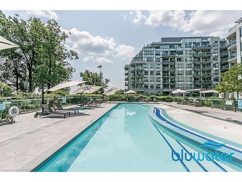 108-3500 Lakeshore Road W, Oakville, ON - Outdoor With In Ground Pool