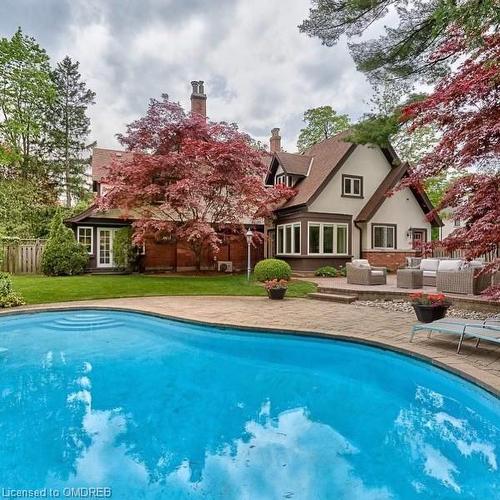 329 Douglas Avenue, Oakville, ON - Outdoor With In Ground Pool