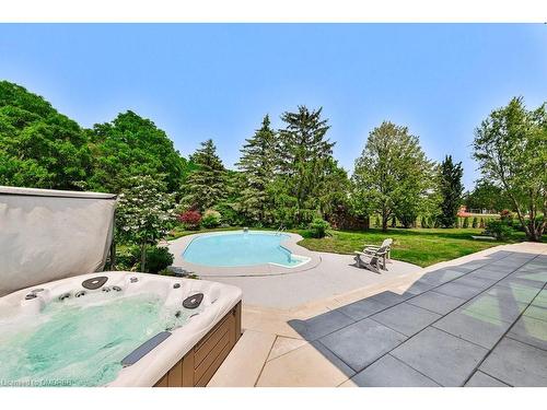 18 Karendale Crescent, Flamborough, ON - Outdoor With In Ground Pool With Backyard