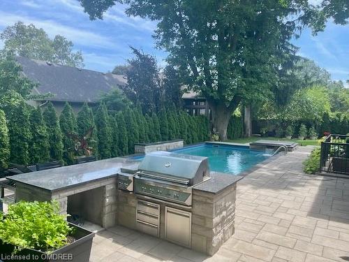 259 Burgundy Drive, Oakville, ON - Outdoor With In Ground Pool