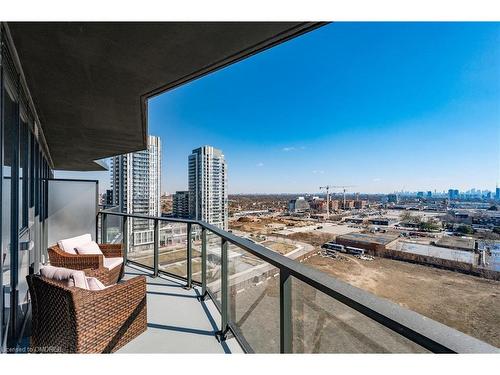 1305-36 Zorra Street, Toronto, ON - Outdoor With Balcony With View With Exterior