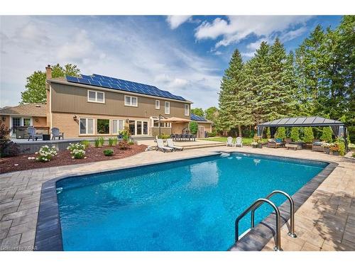 587 Manorwood Court, Waterloo, ON - Outdoor With In Ground Pool With Backyard