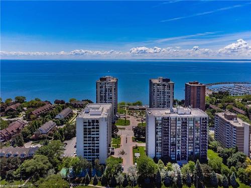 1208-2185 Marine Drive, Oakville, ON - Outdoor With Balcony With Facade