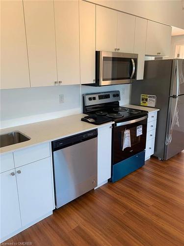 308-1 Wellington Street, Brantford, ON - Indoor Photo Showing Kitchen With Stainless Steel Kitchen