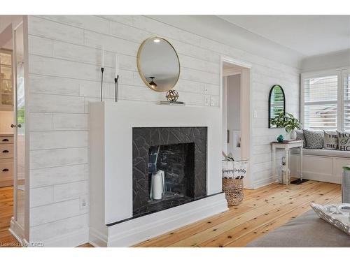 16 Church Street, Waterdown, ON - Indoor With Fireplace