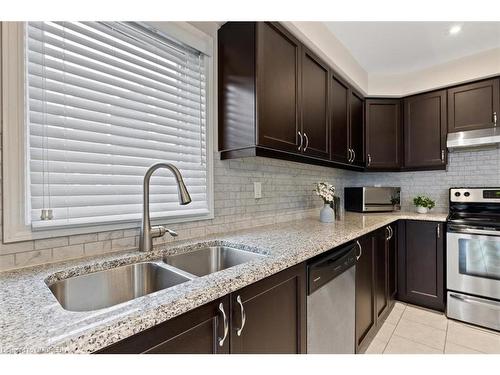 47 Postmaster Drive, Kitchener, ON - Indoor Photo Showing Kitchen With Double Sink