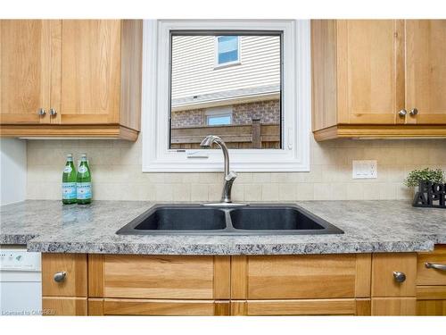 156 Harvest Drive, Milton, ON - Indoor Photo Showing Kitchen With Double Sink