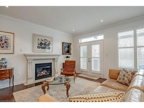 3168 Watercliffe Court, Oakville, ON - Indoor Photo Showing Living Room With Fireplace