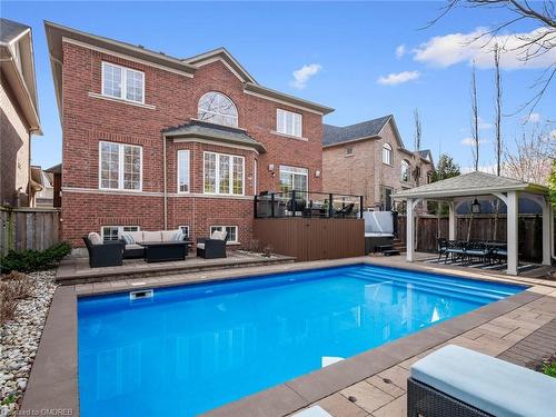 245 Nautical Boulevard, Oakville, ON - Outdoor With In Ground Pool With Deck Patio Veranda With Exterior