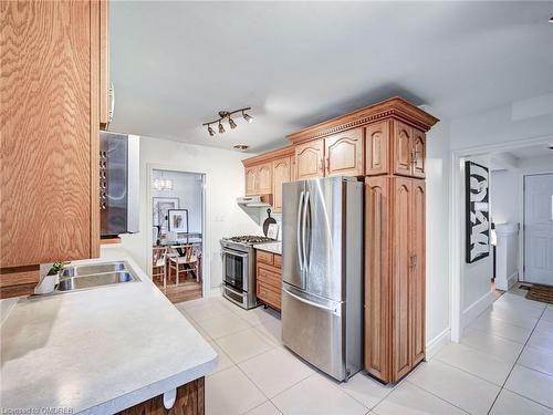 3 Dundana Avenue, Hamilton, ON - Indoor Photo Showing Kitchen With Double Sink