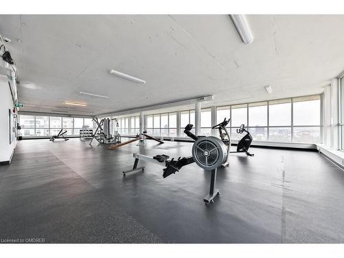 1706-375 King Street N, Waterloo, ON - Indoor Photo Showing Gym Room