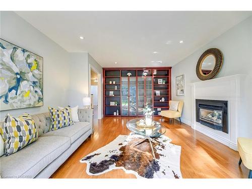 84 Chancery Lane E, Oakville, ON - Indoor Photo Showing Living Room With Fireplace