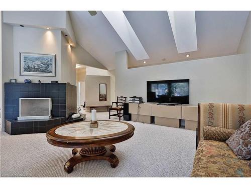 4189 Inglewood Drive, Burlington, ON - Indoor Photo Showing Living Room With Fireplace