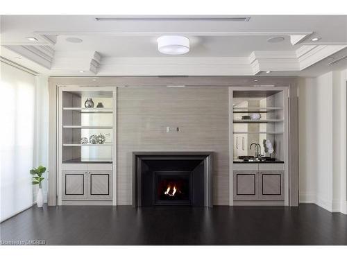 206-300 Randall Street, Oakville, ON - Indoor With Fireplace