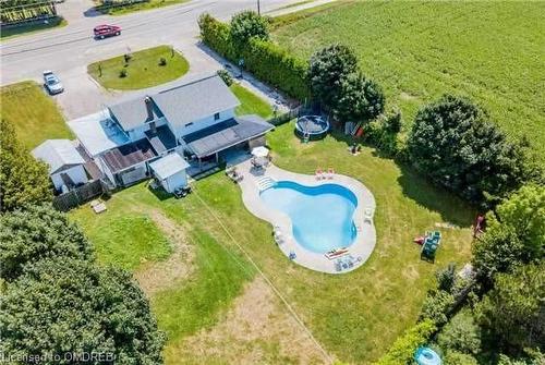 84 Balm Beach Road E, Tiny, ON - Outdoor With In Ground Pool With View