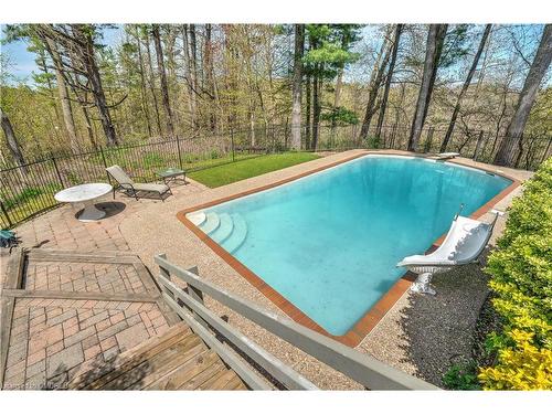 1527 Green Glade Court, Mississauga, ON - Outdoor With In Ground Pool With Deck Patio Veranda With Backyard