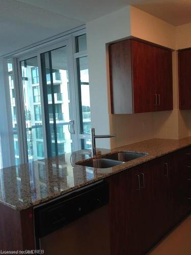 810-215 Sherway Gardens Road, Toronto, ON - Indoor Photo Showing Kitchen With Double Sink