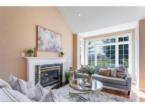 2236 Turnberry Road, Burlington, ON - Indoor Photo Showing Living Room With Fireplace