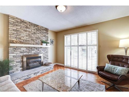 2169 Constance Drive, Oakville, ON - Indoor Photo Showing Living Room With Fireplace