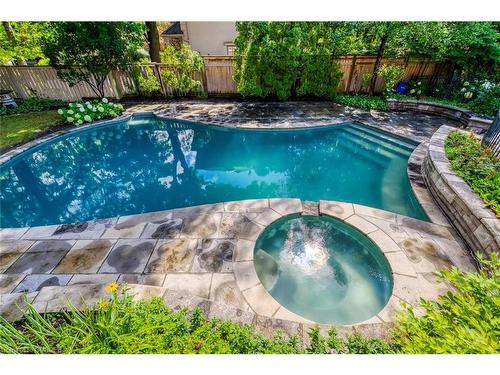 212 Poplar Drive, Oakville, ON - Outdoor With In Ground Pool With Backyard