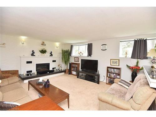755 Highway No 6, Caledonia, ON - Indoor Photo Showing Living Room With Fireplace