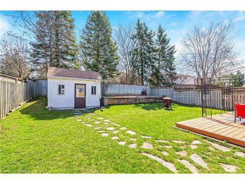 244 Laurier Avenue, Milton, ON - Outdoor With Backyard