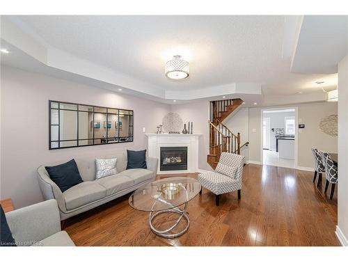 239 Littlewood Drive, Oakville, ON - Indoor Photo Showing Living Room With Fireplace