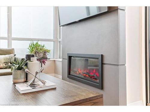 1106-1 Hurontario Street, Mississauga, ON - Indoor With Fireplace