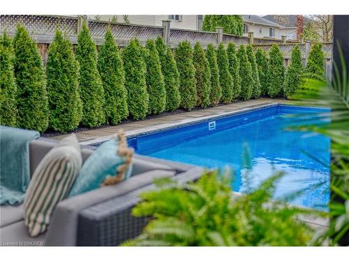 2240 Vista Drive, Burlington, ON - Outdoor With In Ground Pool With Backyard