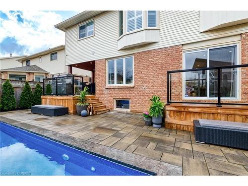 2240 Vista Drive, Burlington, ON - Outdoor With In Ground Pool With Deck Patio Veranda With Exterior