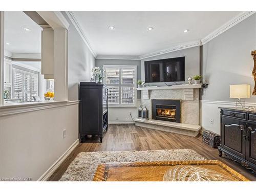 2120 Wincanton Crescent, Mississauga, ON - Indoor Photo Showing Other Room With Fireplace