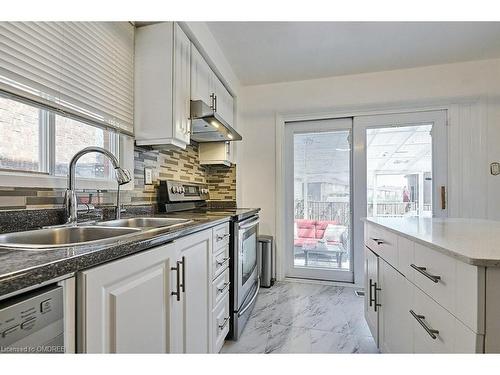 7 Tipton Crescent, Ajax, ON - Indoor Photo Showing Kitchen With Double Sink