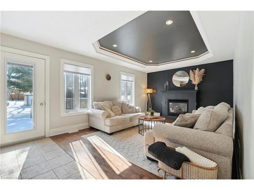 35 Adelaide Street, Barrie, ON - Indoor Photo Showing Living Room With Fireplace