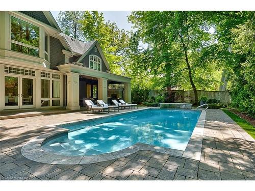 1087 Birchview Avenue, Oakville, ON - Outdoor With In Ground Pool With Deck Patio Veranda