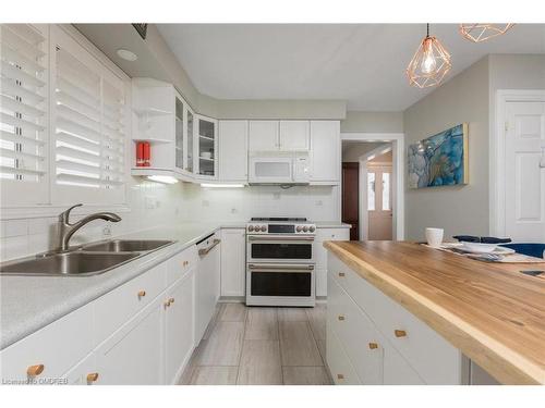 48 Regan Crescent, Georgetown, ON - Indoor Photo Showing Kitchen With Double Sink